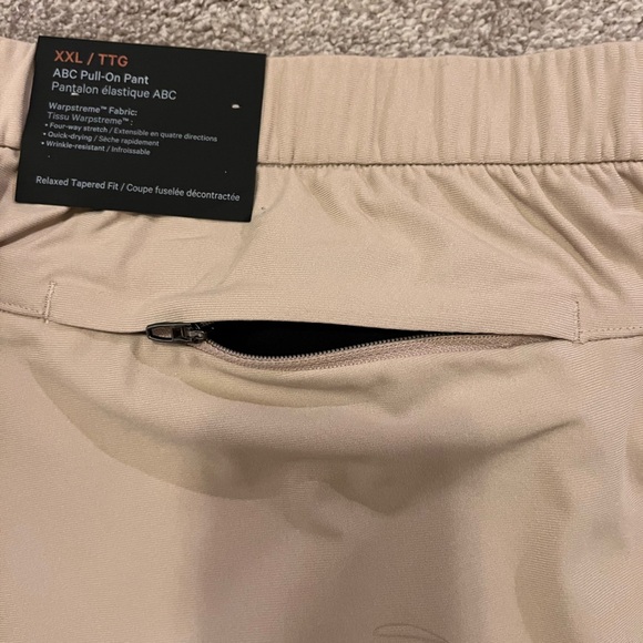 Brand New Mens Lululemon ABC Pull On Pants Warpstreme Size XXL NWT - Picture 9 of 13